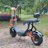 Scooter électrique à gros pneus, 1500w, 48v, 20ah, avec grand siège, sans Logo, stock américain