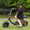 Scooter électrique à gros pneus, 1500w, 48v, 20ah, avec grand siège, sans Logo, stock américain