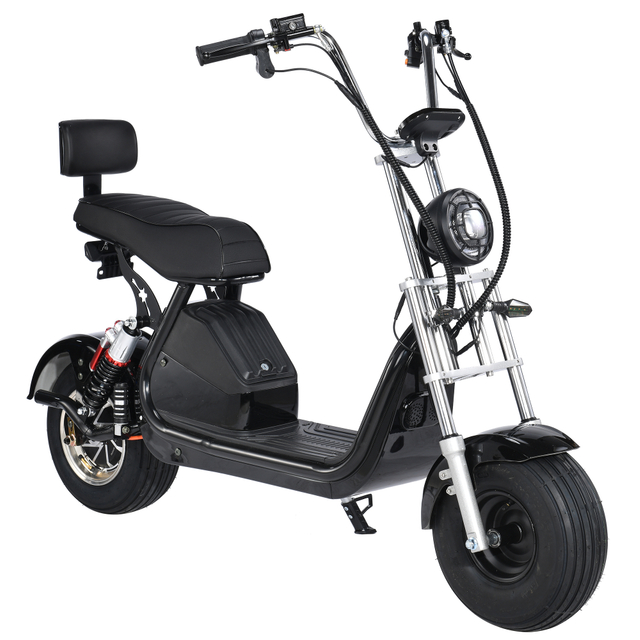 Scooter électrique à gros pneus, 1500w, 48v, 20ah, avec grand siège, sans Logo, stock américain