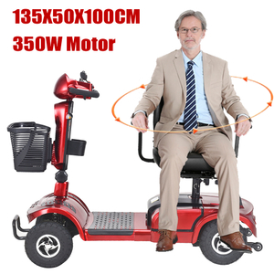 Scooter de mobilité 350 W Mrtor Vitesse 10Km/H 24V30AH Kilométrage 50 Km